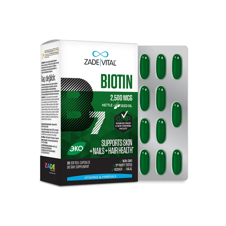 БИОТИН 2.500 IU КАПС №30