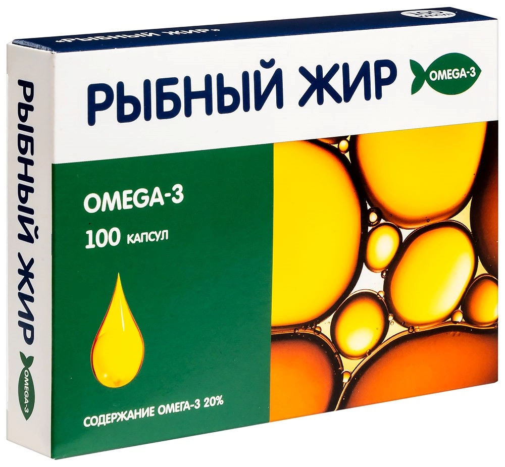 РЫБНЫЙ ЖИР КАПС 330МГ №100