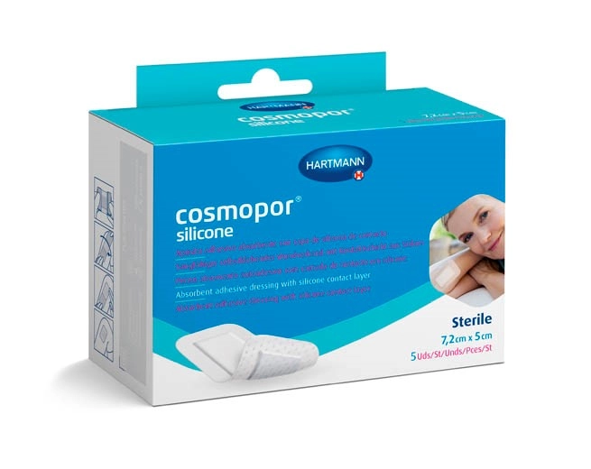 ХАРТМАНН ПОВЯЗКА НА РАНУ КОСМОПОР СИЛИКОН 7,2Х5СМ №5 Д