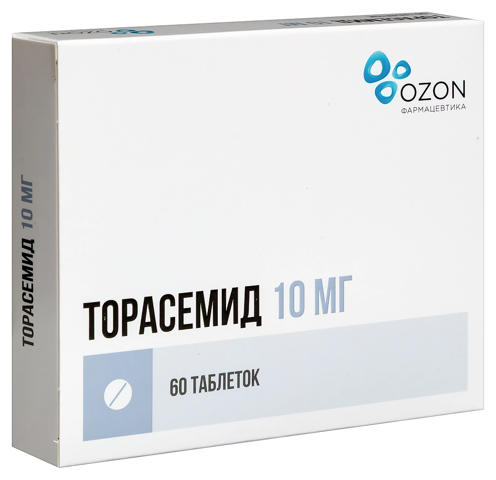 ТОРАСЕМИД ТАБ 10МГ №60/ОЗОН/