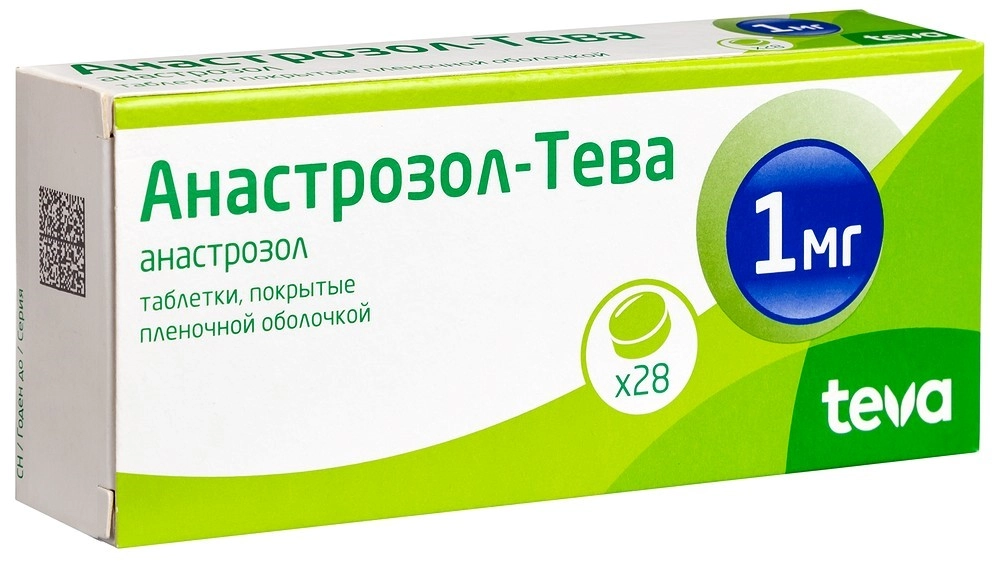 АНАСТРОЗОЛ ТАБ П/О 1МГ №28/ТЕВА/