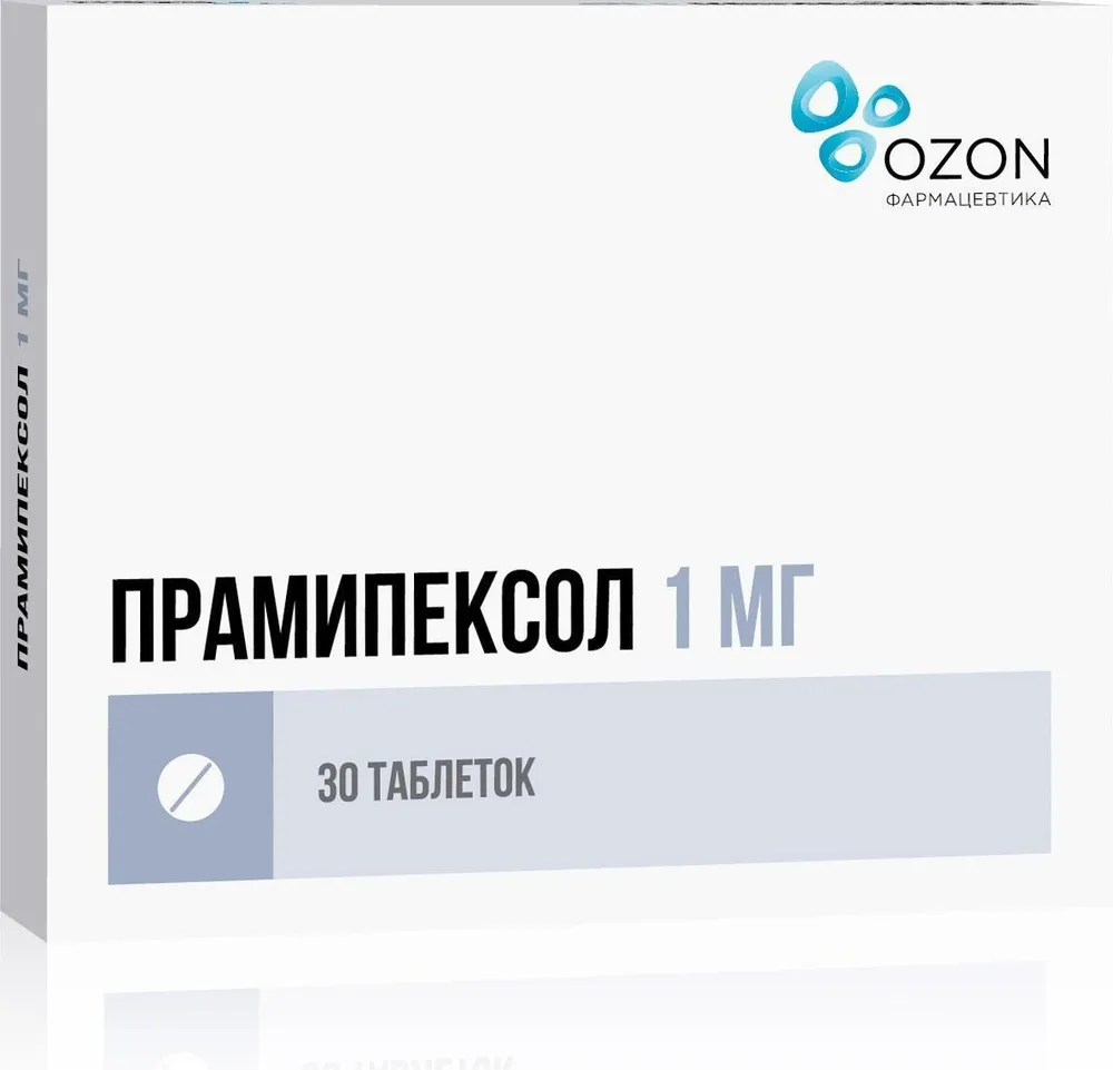 ПРАМИПЕКСОЛ ТАБ 1МГ №30/ОЗОН/