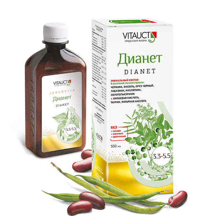 ВИТАУКТ ДИАНЕТ Р-Р 350МЛ