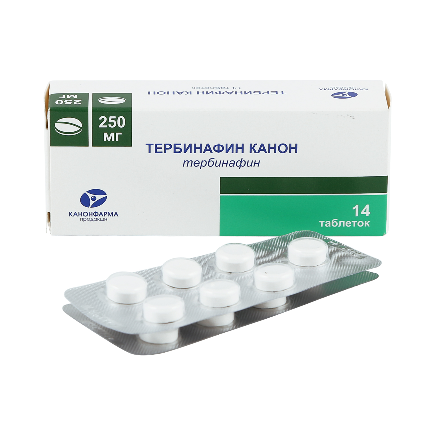 ТЕРБИНАФИН ТАБ 250МГ №14/КАНОНФАРМА/