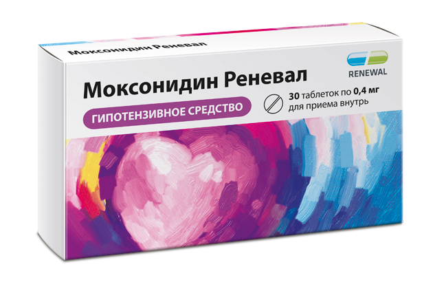 МОКСОНИДИН ТАБ П/О 0,4МГ №30/ОБНОВЛЕНИЕ/