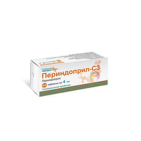 ПЕРИНДОПРИЛ ТАБ 4МГ №60/СЕВЕРНАЯ ЗВЕЗДА/