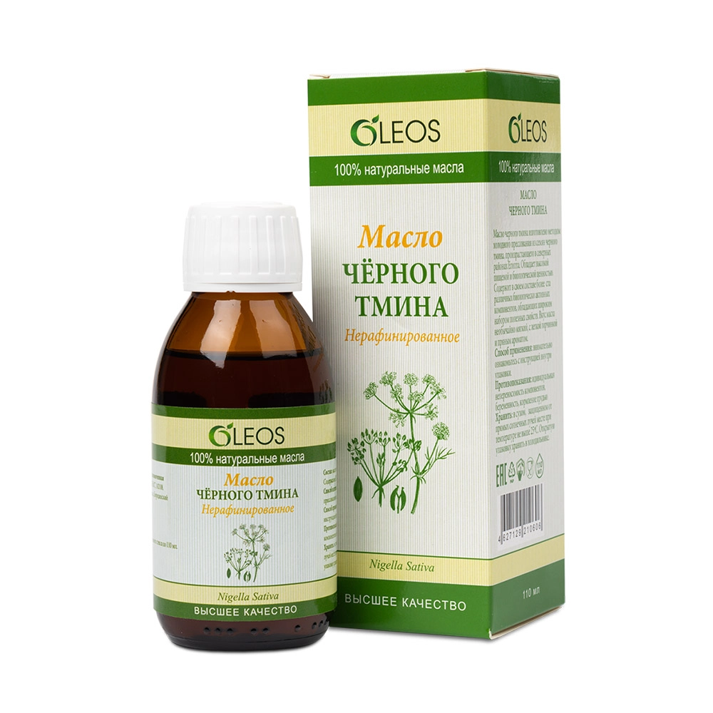 МАСЛО ЧЕРНОГО ТМИНА ПИЩЕВОЕ 110МЛ/ОЛЕОС/