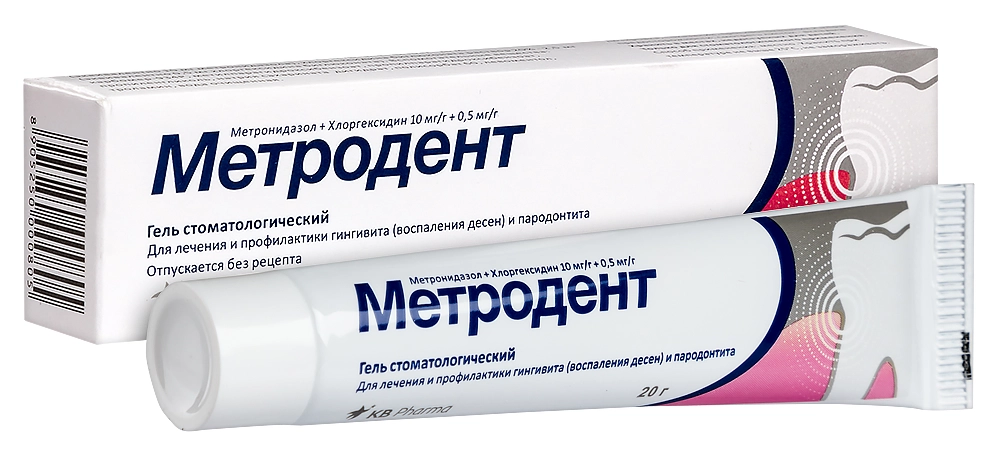 МЕТРОДЕНТ ГЕЛЬ СТОМАТОЛОГИЧЕСКИЙ 20Г