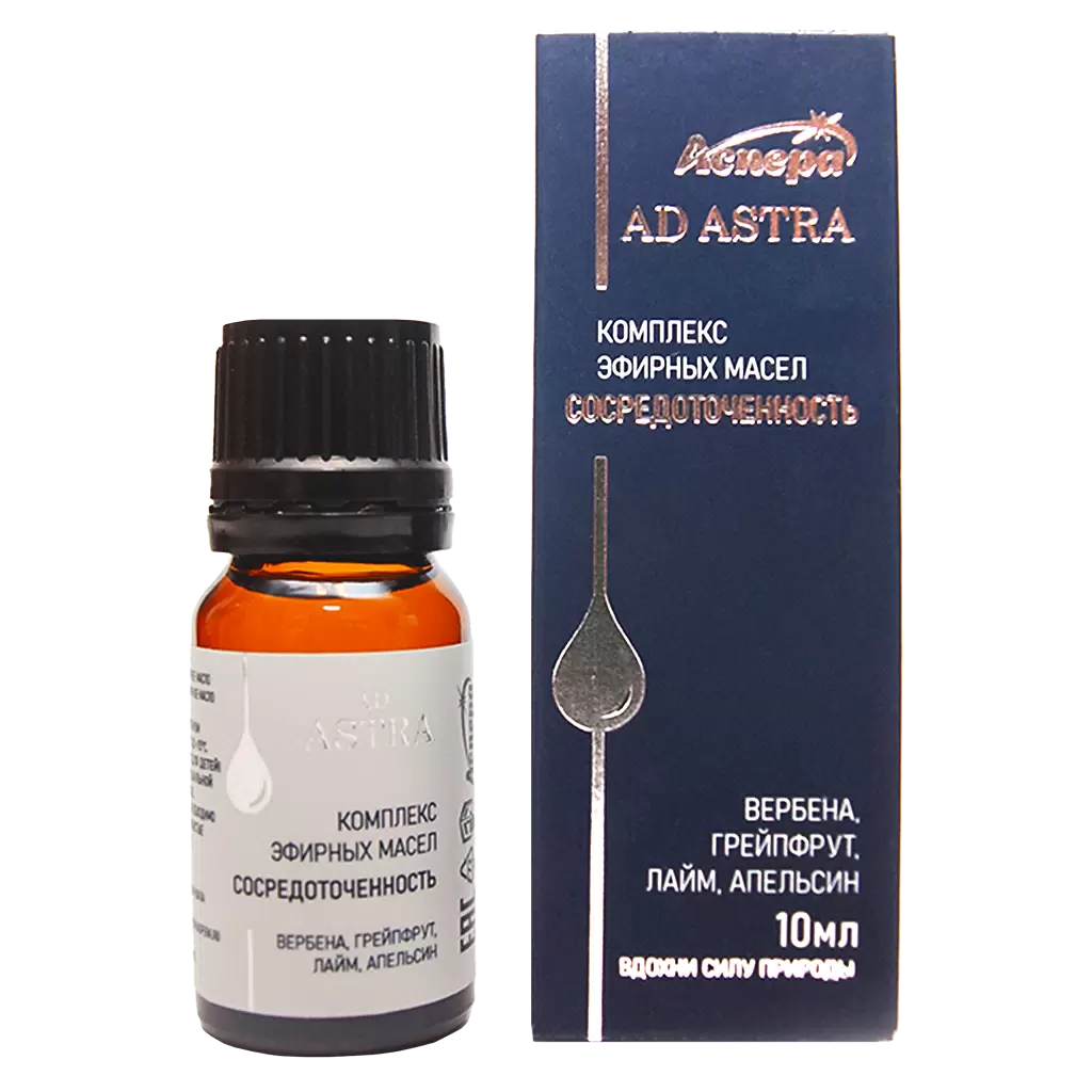 КОМПЛЕКС ЭФИРНЫХ МАСЕЛ СОСРЕДОТОЧЕННОСТЬ 10МЛ