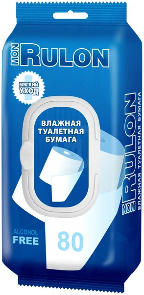 БУМАГА ТУАЛЕТНАЯ ВЛАЖНАЯ МОН РУЛОН №80