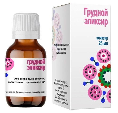 ГРУДНОЙ ЭЛИКСИР ФЛ 25МЛ/КИРОВСКАЯ/