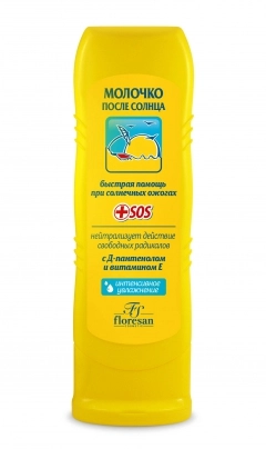 ФЛОРЕСАН МОЛОЧКО ПОСЛЕ СОЛНЦА ОТ ОЖОГОВ Ф-107 125МЛ