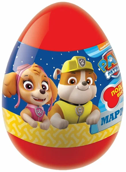 ЩЕНЯЧИЙ ПАТРУЛЬ МАРМЕЛАД MAGIC EGG В ПЛАСТИКОВОМ ЯЙЦЕ С ИГРУШКОЙ УТ51275/КОНФИТРЕЙД/