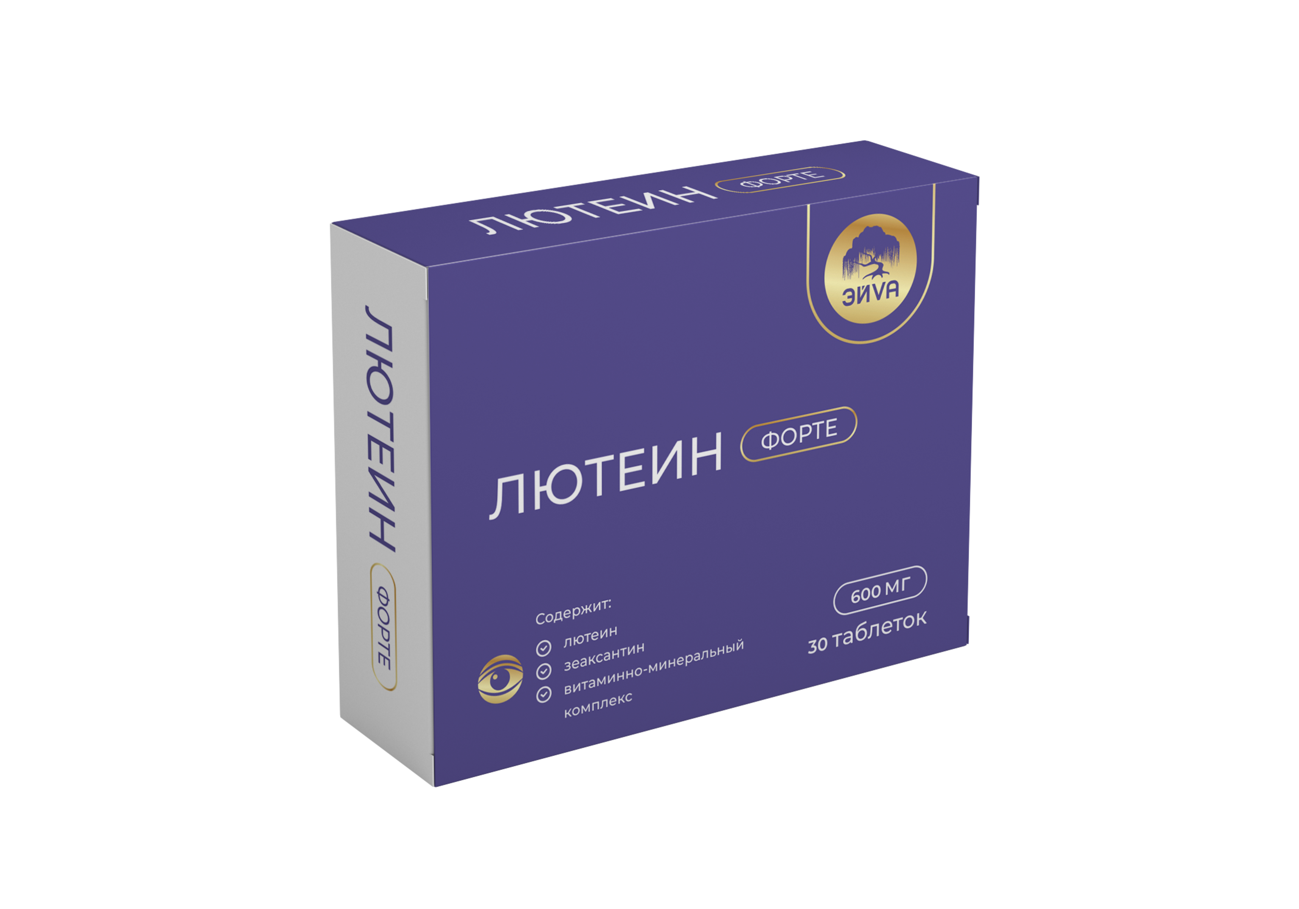 ЛЮТЕИН ФОРТЕ 600МГ ТАБ №30/ЭЙVА/ЭЙВА