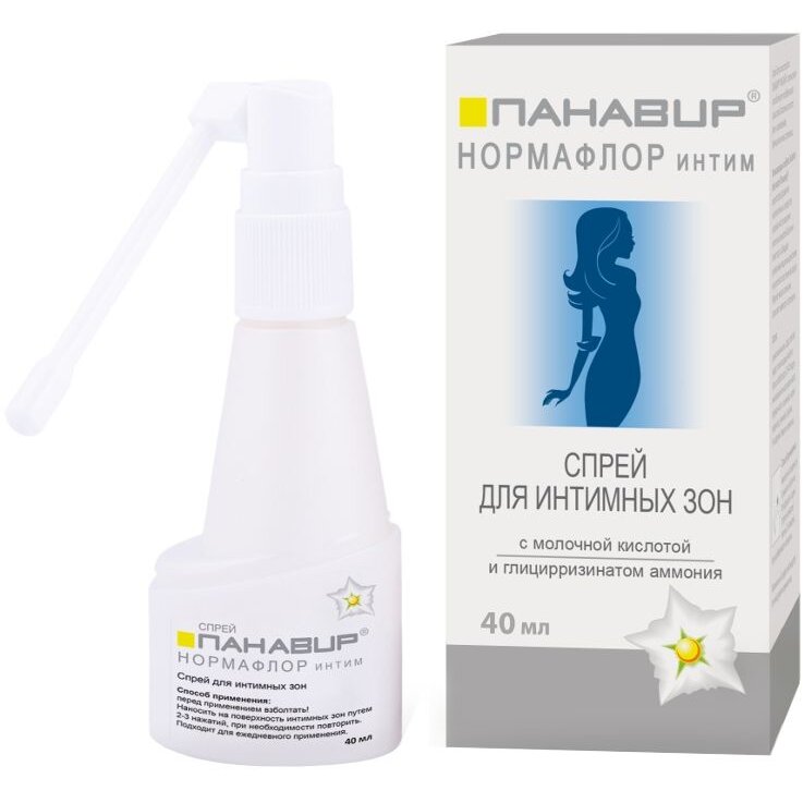 ПАНАВИР НОРМАФЛОР ИНТИМ СПРЕЙ 40МЛ
