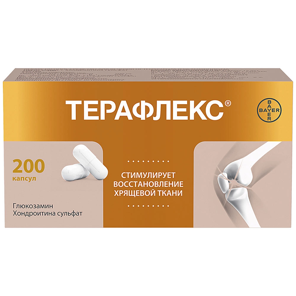 ТЕРАФЛЕКС КАПС 500МГ+400МГ №200