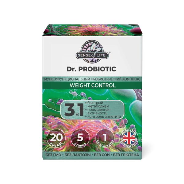 SOL КОНТРОЛЬ ВЕСА DR.PROBIOTIC КАПС 600МГ №30