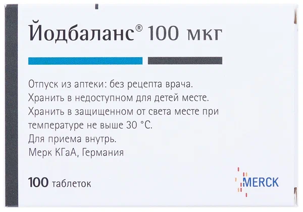 ЙОДБАЛАНС ТАБ 100МКГ №100