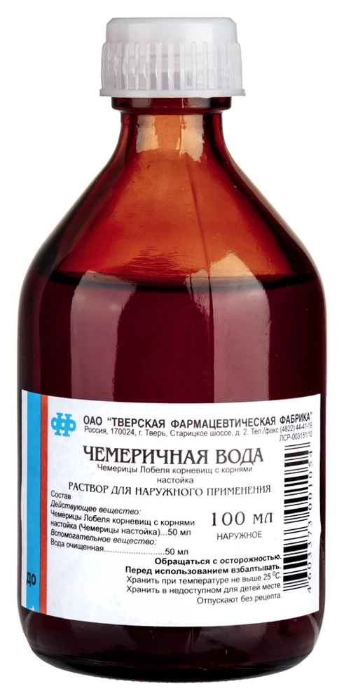 ВОДА ЧЕМЕРИЧНАЯ 100МЛ/ТВЕРСКАЯ/