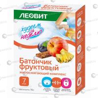 ЛЕОВИТ ХУДЕЕМ ЗА НЕДЕЛЮ БАТОНЧИК ФРУКТОВЫЙ ЖИРОСЖИГАЮЩИЙ №7