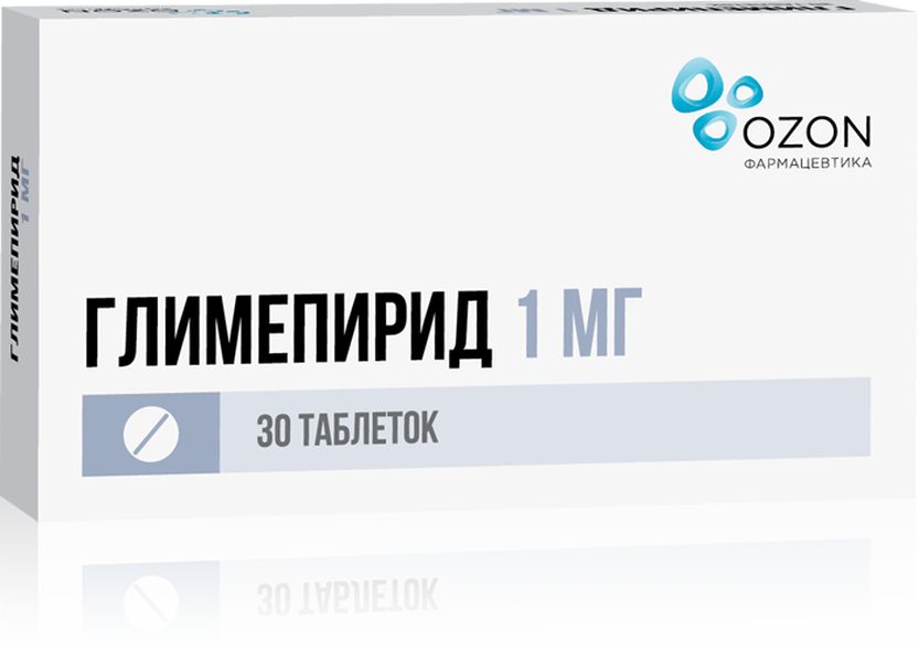 ГЛИМЕПИРИД ТАБ 1МГ №30/ОЗОН/