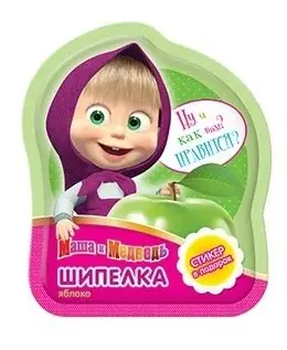 МАША И МЕДВЕДЬ ШИПЕЛКА СЛАДКАЯ ШИПУЧКА В ФИГУРНОМ ПАКЕТЕ С ПОДАРКОМ 5Г УТ66010/КОНФИТРЕЙД/