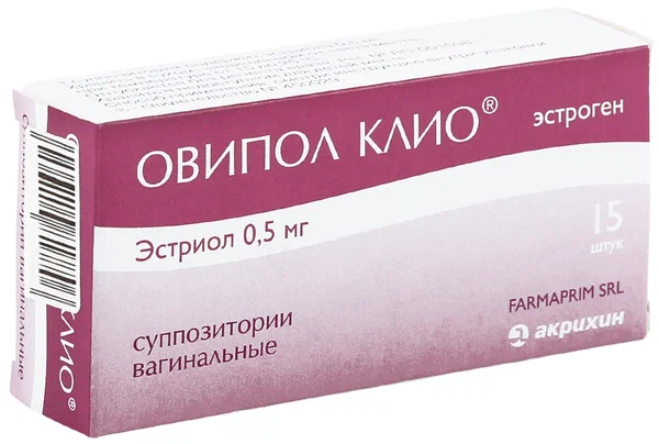 ОВИПОЛ КЛИО СУПП ВАГ 0,5МГ №15