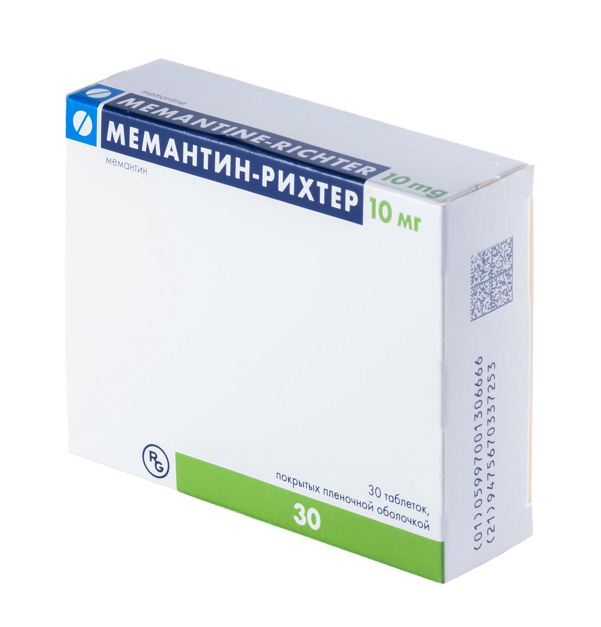 МЕМАНТИН ТАБ П/О 10МГ №30/ГЕДЕОН РИХТЕР/