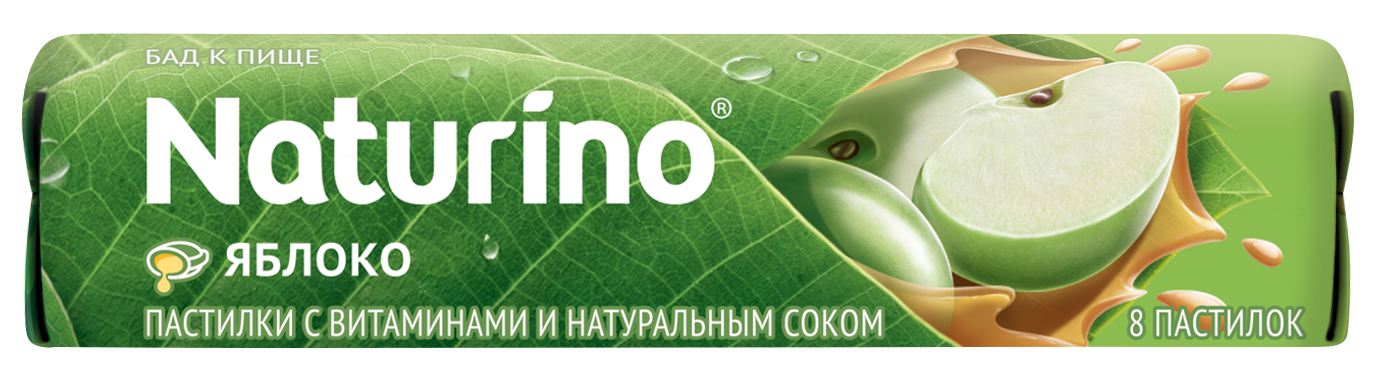 НАТУРИНО ПАСТ ВИТАМИНЫ И СОК ЯБЛОКА 36,4Г