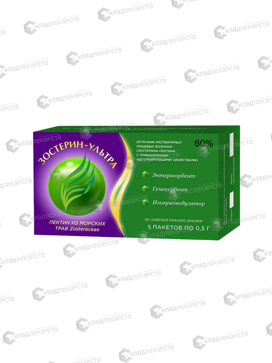 ЗОСТЕРИН-УЛЬТРА ПАК 60% 0,5Г №10