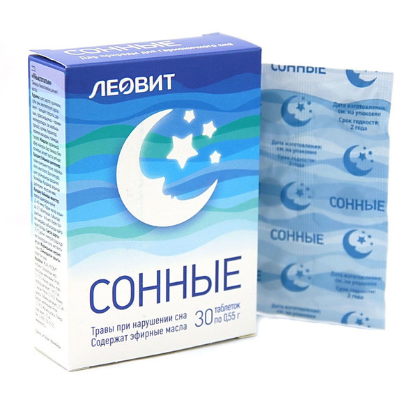 СОННЫЕ+ ТАБ 0,55Г №30