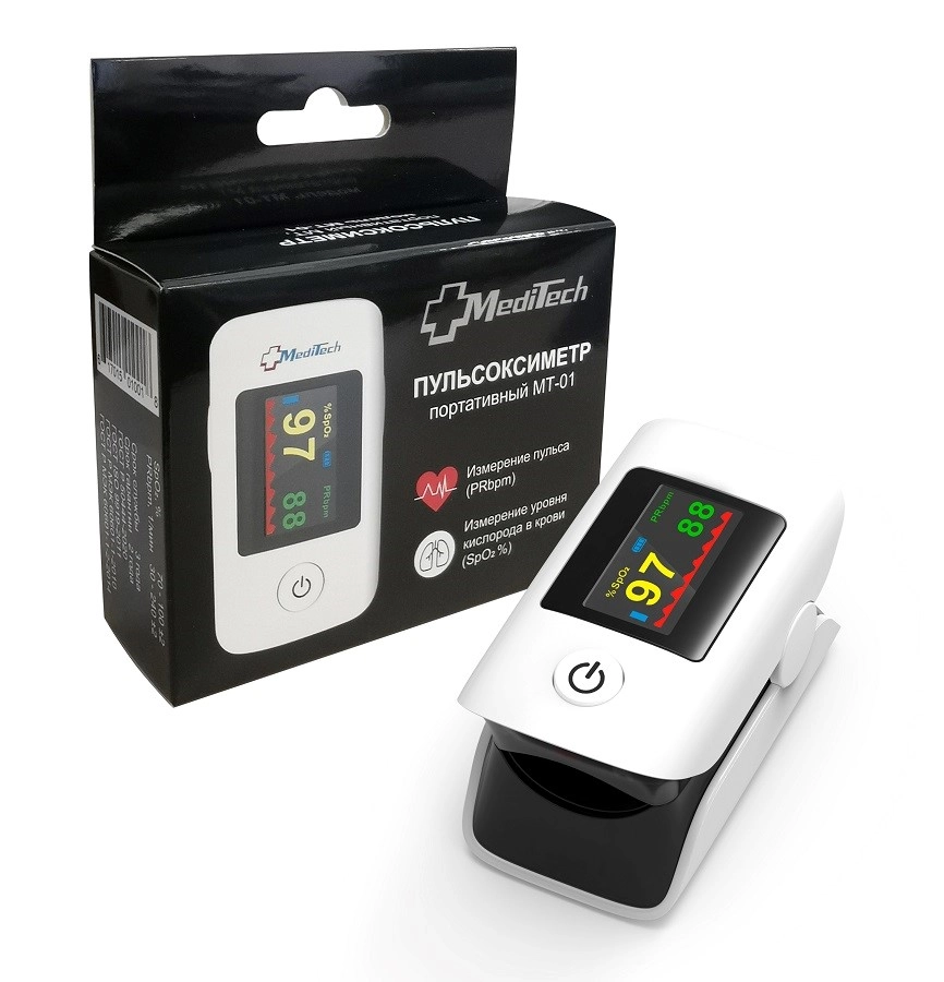 ПУЛЬСОКСИМЕТР ПОРТАТИВНЫЙ МТ-01