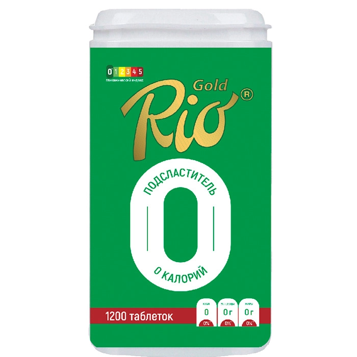ЗАМЕНИТЕЛЬ САХАРА РИО ГОЛД ТАБ №1200