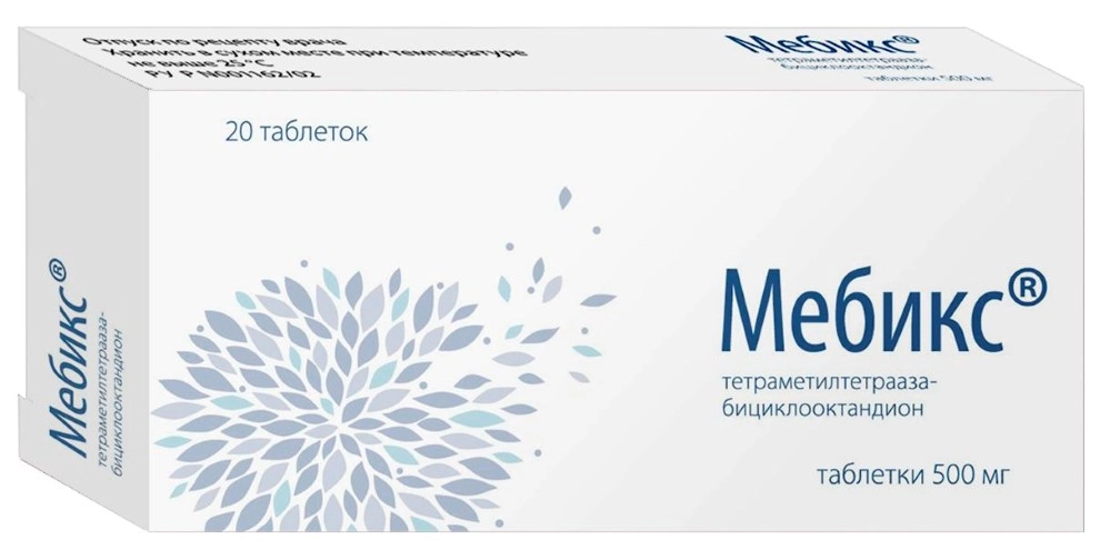 МЕБИКС ТАБ 500МГ №20