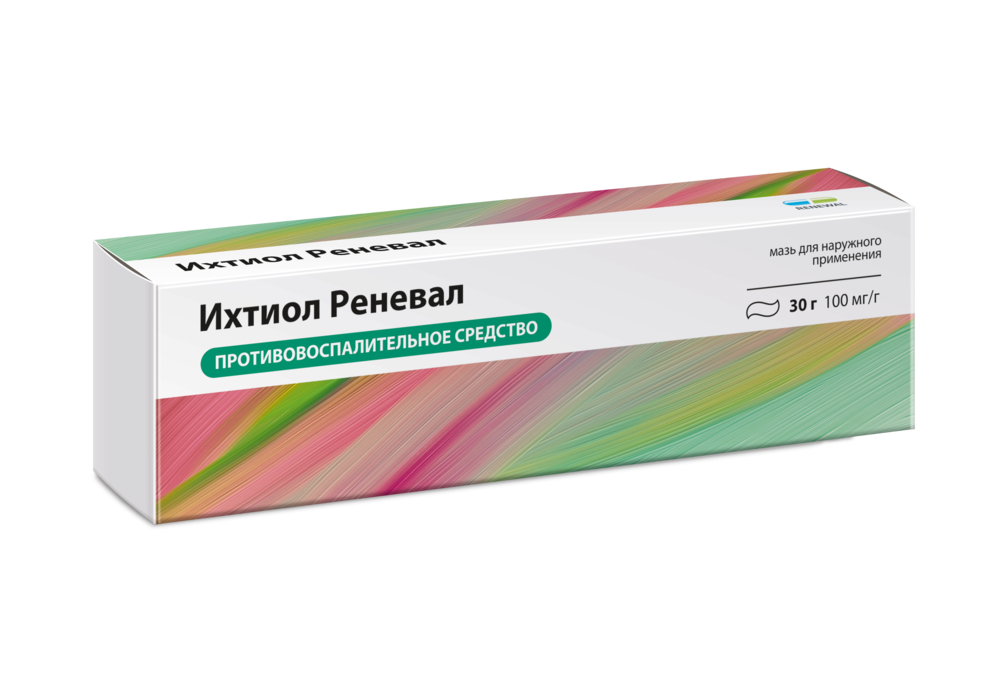 ИХТИОЛ РЕНЕВАЛ МАЗЬ 100МГ/Г 30Г/ОБНОВЛЕНИЕ/