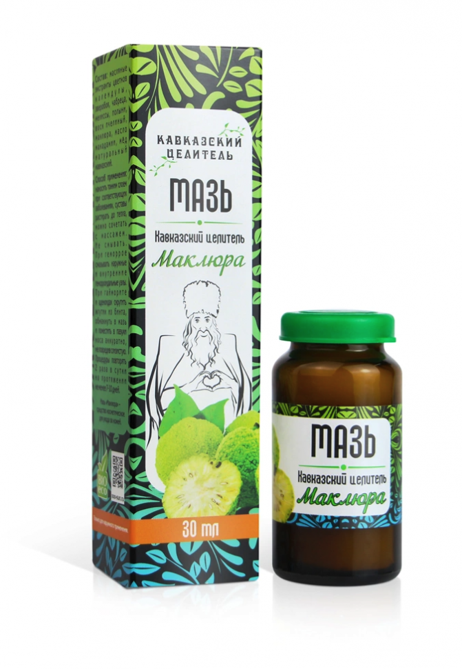 МАЗЬ МАКЛЮРА СТЕКЛО 30МЛ/КАВКАЗСКИЙ ЦЕЛИТЕЛЬ/