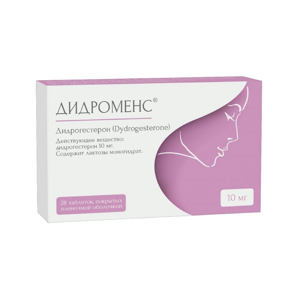 ДИДРОМЕНС ТАБ П/П/0 10МГ №28