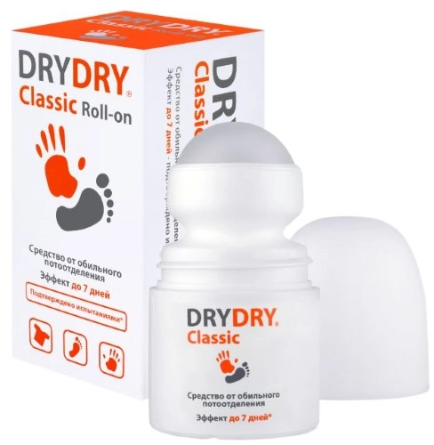 ДРАЙ-ДРАЙ СРЕДСТВО ОТ ОБИЛЬНОГО ПОТООТДЕЛЕНИЯ КЛАССИК РОЛЛ-ОН 35МЛ