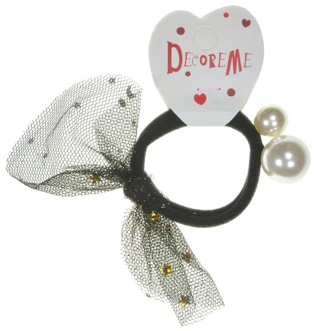 РЕЗИНКА ДЛЯ ВОЛОС "БАНТИК ДЛЯ ПРИНЦЕССЫ" 1 ШТ, 3 ЦВЕТА 2-712/42