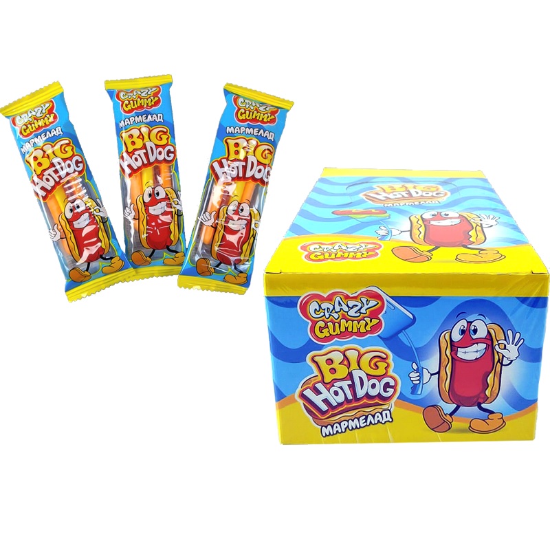 МАРМЕЛАД CRAZY HOT DOG 10Г №48 Д