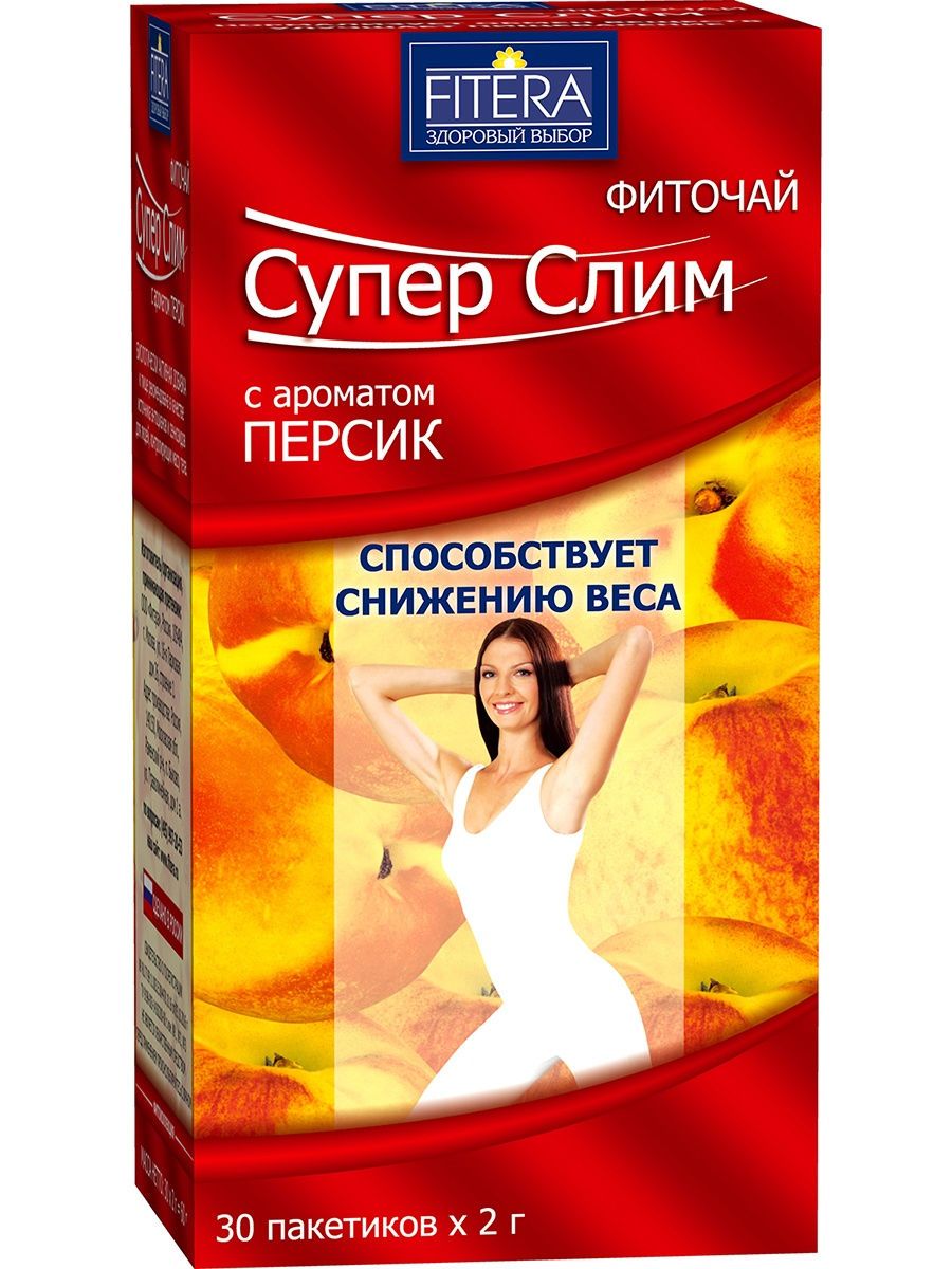 ЧАЙ СУПЕР СЛИМ ПЕРСИК Ф/П 2Г №30