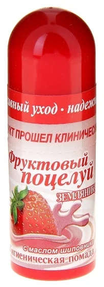 ФРУКТОВЫЙ ПОЦЕЛУЙ ПОМАДА ГИГИЕН Д/ГУБ ЗЕМЛЯНИКА 3,5Г