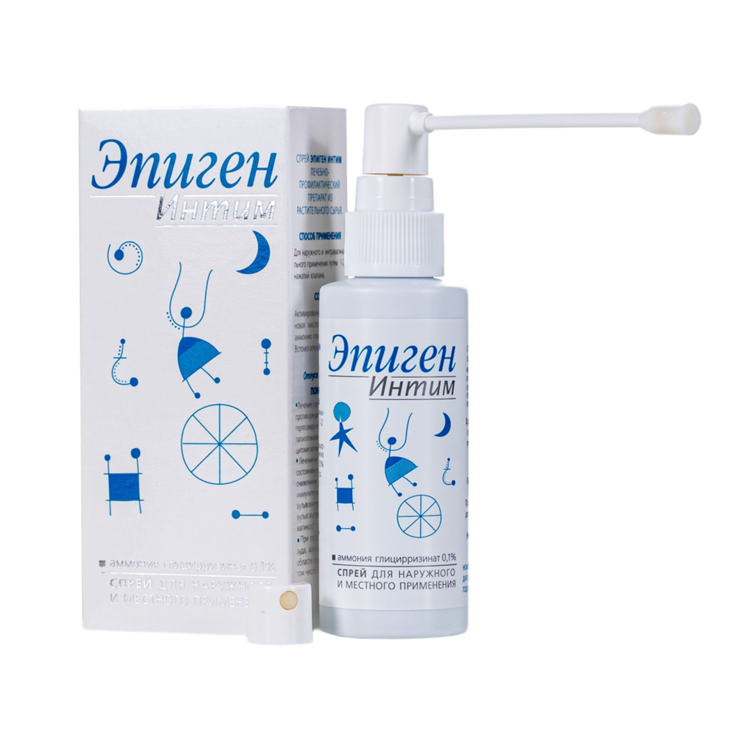 ЭПИГЕН ИНТИМ СПРЕЙ 0,1% 60МЛ
