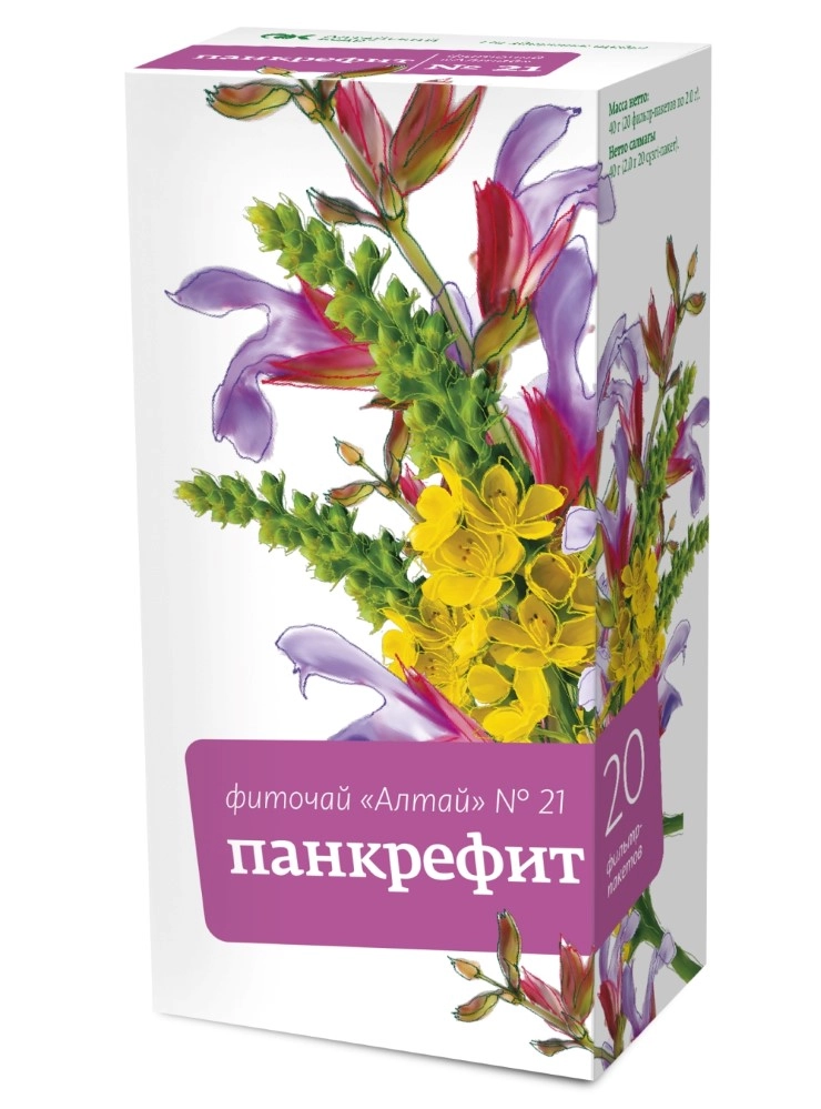 ФИТОЧАЙ АЛТАЙ №21 ПАНКРЕФИТ Ф/П 2Г №20