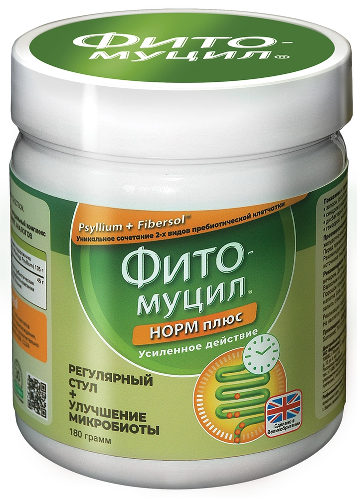 ФИТОМУЦИЛ НОРМ ПЛЮС ПОР 180Г