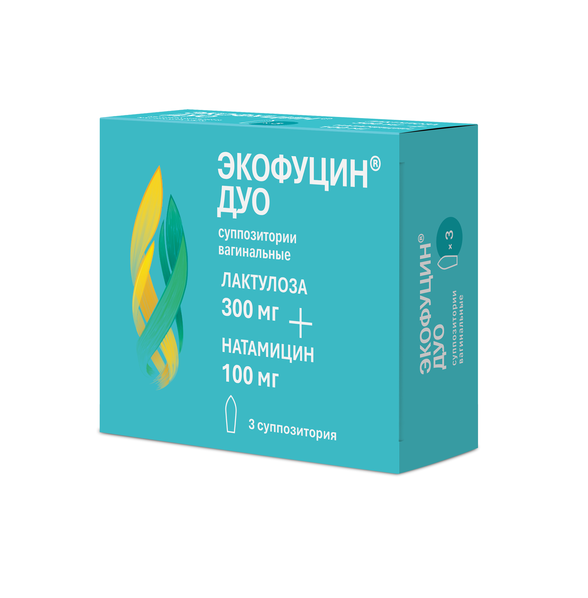 ЭКОФУЦИН ДУО СУПП ВАГ 100МГ+300МГ №3/АВВА РУС/