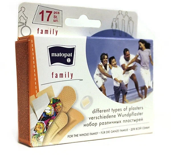 ЛЕЙКОПЛАСТЫРЬ MATOПАТ ДЛЯ ВСЕЙ СЕМЬИ №17
