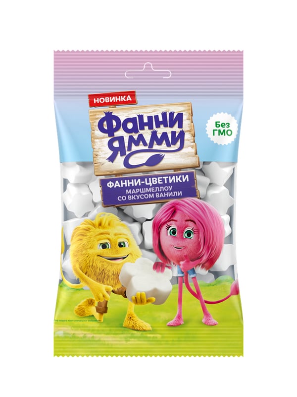 ФРУТОНЯНЯ ФАННИ ЯММИ МАРШМЕЛЛОУ ЗЕФИР ЖЕВ ВАНИЛЬ 36М+ 41000984