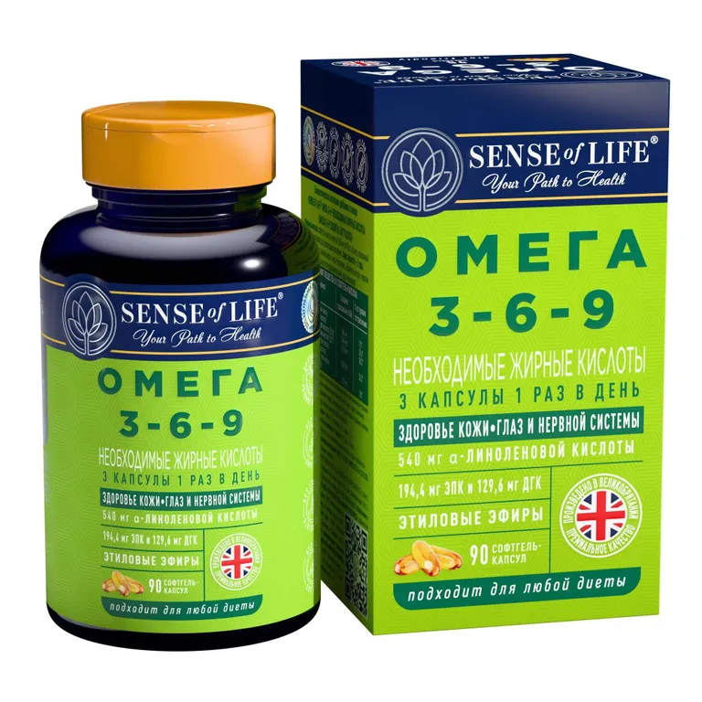 SOL ОМЕГА 3-6-9 КАПС №90