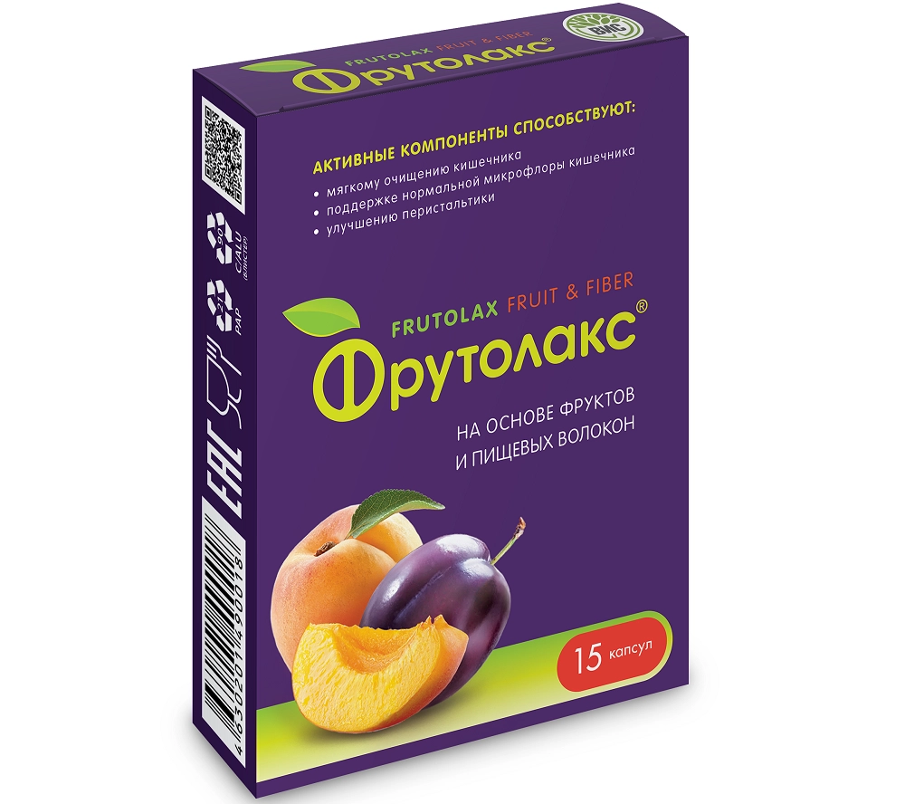ФРУТОЛАКС КАПС МАССОЙ 0,35Г №15